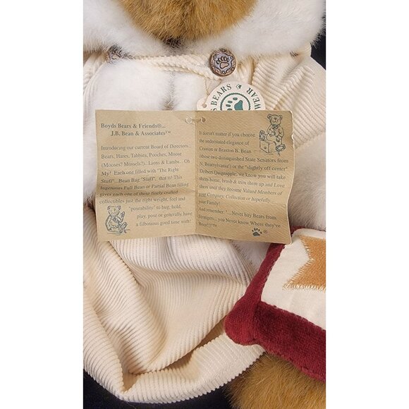 Vintage Boyds Bear "Anya Frostfire" #912023 20th Anniversary Bear - Picture 12 of 16